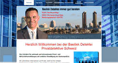 Desktop Screenshot of basiliskdetektei.ch